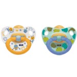 Nuk Happy Kids Chupete Látex 0-6 meses 2 uds