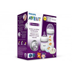 Avent Set 2Biberones (125ML+260ML) + 2Chupetes