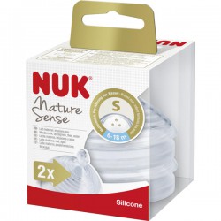 Nuk Tetina Silicona Nature Sense Talla S 2uds 6-18M