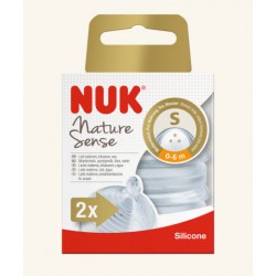 Nuk Tetina Silicona Nature Sense Talla S 2uds 0-6Meses