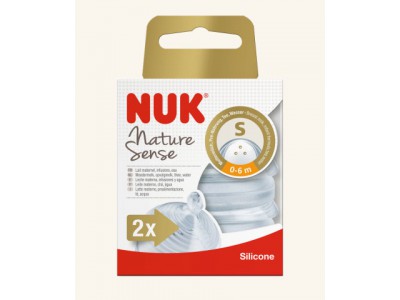 Nuk Tetina Silicona Nature Sense Talla S 2uds 0-6Meses