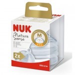 Nuk Tetina Silicona Nature Sense Talla M  2uds 0-6M