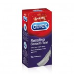 Durex Preservativos Sensitivo Contacto Total 12 uds.+Regalo 3 uds. Real Feel