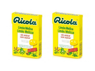Ricola Pack Caramelos Limon Melisa 2 Unidades 50g