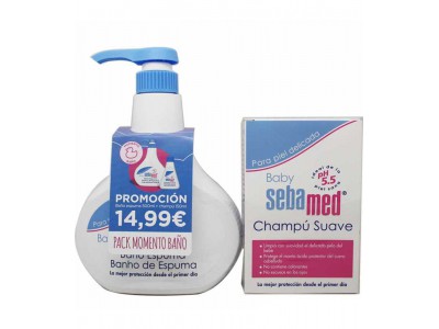 Sebamed Pack Baño Espuma 500ml+Champu Suave 150ml