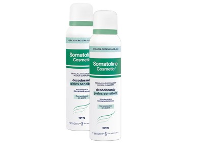 Somatoline Desodorante Pieles Sensibles Spray 150ml 2 uds. Somatoline Desodorante Pieles Sensibles Spray 150ml 2 uds.