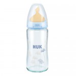 Biberón Nuk Vidrio Tetina Látex +0m 240ml Mod-C
