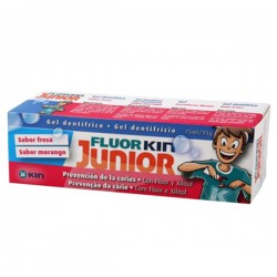 Kin Flúor Junior Gel Dentífrico Fresa 75ml
