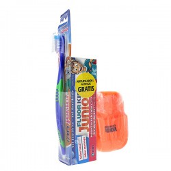 Kin Fluor Junior Gel Fresa 75ml + Cepillo + Amplificador