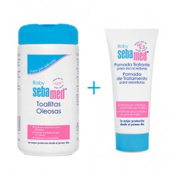 Sebamed Pack Toallitas Oleosas + Pomada Escoceduras 100 ml