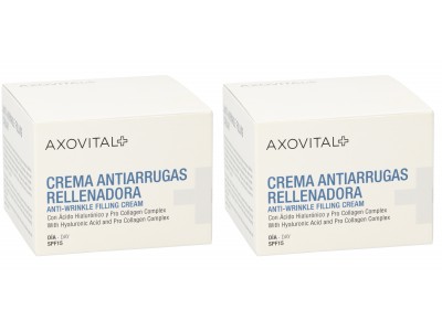 Axovital Pack Duplo Crema Dia Antiarrugas SPF15 50ml Axovital Pack Duplo Crema Dia Antiarrugas SPF15 50ml