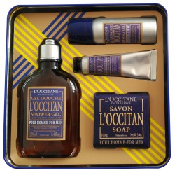 L'Occitane Cofre Hombre Gel Ducha+Gel Afeitado+After Shave+Jabón