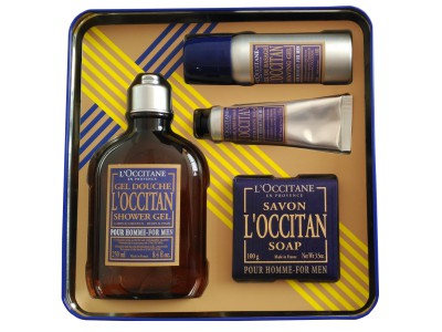 L'Occitane Cofre Hombre Gel Ducha+Gel Afeitado+After Shave+Jabón