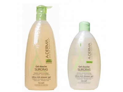 Aderma Pack Gel Ducha Sobregraso 750ml + 500 ml