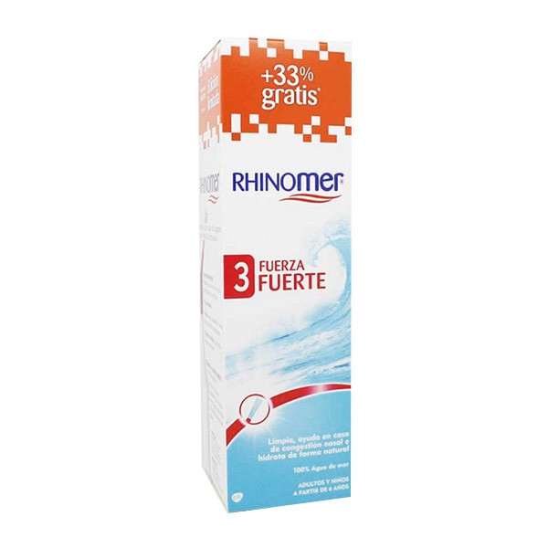 Rhinomer® fuerza 3 fuerte limpieza nasal 180 ml