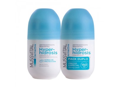 Mussvital Desodorante Hiperhidrosis 75ml 2 uds.