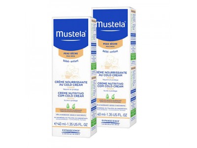 Mustela Crema Nutritiva Cold Cream 40ml+40ml