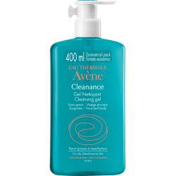 Avene Cleanance Gel Limpiador Sin Jabon 400ml