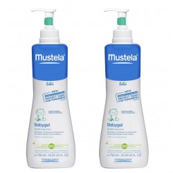 Mustela Pack Doble 2uds Babygel 750ml