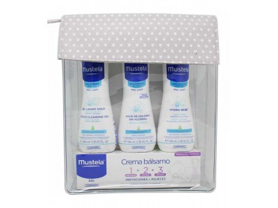 Mustela Neceser Crema+Colonia+Leche+Gel Baño