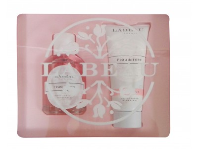 Labeau Cofre Fragancia Rosa 100 ml + Leche Corporal 100 ml