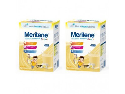 Meritene Junior Pack Duplo Batido de Vainilla 15 + 15 Sobres