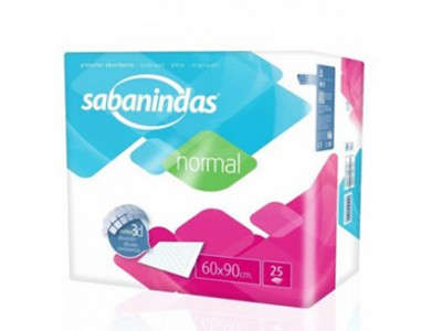 Sabanindas Extra 60x90 25 uds.