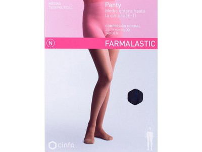 Panty Compresion Normal 140DEN Talla Pequeña Negro Panty Compresion Normal 140DEN Talla Pequeña Negro