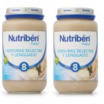 Nutriben Pack Potito Verduras Selectas y Lenguado 2x250g