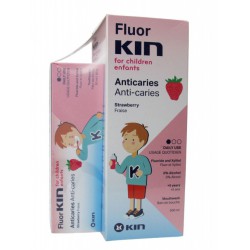 Kin Pack Flúor -Kin Infantil Enjuaje 500ml + Pasta Dentifrica 50ml