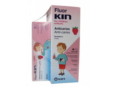 Kin Pack Flúor -Kin Infantil Enjuaje 500ml + Pasta Dentifrica 50ml