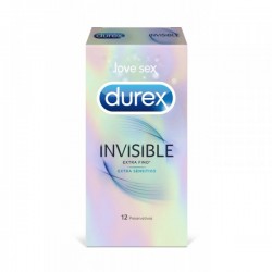 Durex Preservativos Invisible Extra Sensitivo 12 uds.