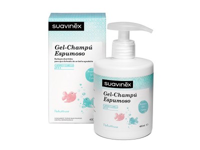 SUAVINEX GEL-CHAMPÚ ESPUMOSO 400 ML - Mamá y Bebé