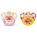 Nuk Happy Kids Chupete Látex 6-18 meses 2 uds