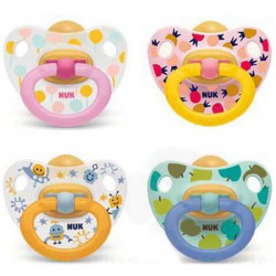 Nuk Happy Kids Chupete Látex 6-18 meses 2 uds