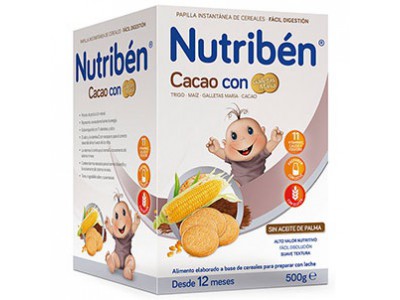 Nutriben Cacao con Galletas Maria 500g