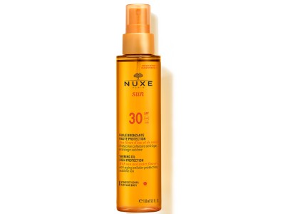 Nuxe Sun Aceite Bronceador Rostro y Cuerpo SPF30 150ml