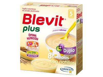 Blevit Plus Duplo 8 Cereales con Natillas 600g