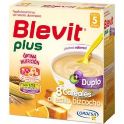 Blevit Plus Duplo 8 Cereales al Estilo Bizcocho 600g