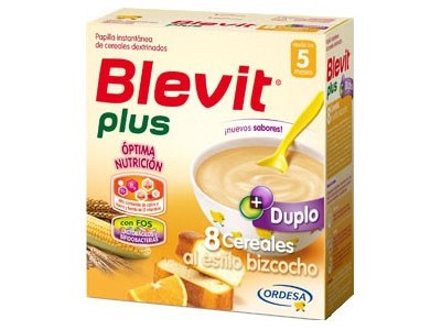 Blevit Plus Duplo 8 Cereales al Estilo Bizcocho 600g