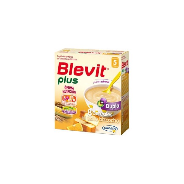 Blevit Plus Duplo 8 Cereales Bizcocho Y Naranja