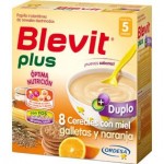 BLEVIT DUPLO 8 CEREALES CON MIEL GALLETAS Y NARANJA 600 GR