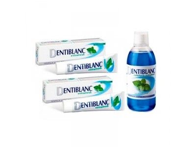 Dentiblanc Extrafresh 100ml 2uds. + Colutorio Extrafresh