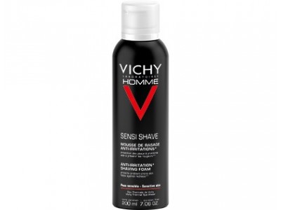 Vichy Homme Espuma Afeitar Pieles Sensibles 200ml