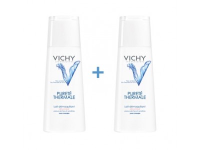 Vichy Purete Thermale Leche Desmaquillante Piel Seca Sensible 200ml 2uds.