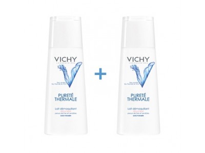 Vichy Purete Thermale Leche Desmaquillante Piel Seca Sensible 200ml 2uds. Vichy Purete Thermale Leche Desmaquillante Piel Seca Sensible 200ml 2uds.