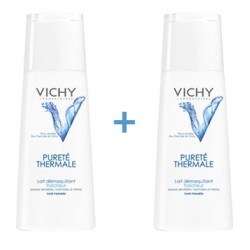 Vichy Purete Thermale Leche Desmaquillante Piel Normal/Mixta Sensible 200ml 2U