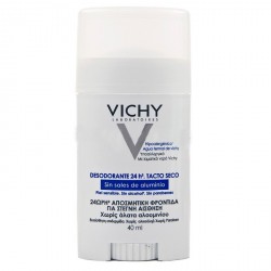 Vichy Desodorante Stick 24H Sin Sales Aluminio 40m