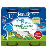 NESTLÉ CENA VERDURAS SELECTAS Y LUBINA 2 X 200 GR