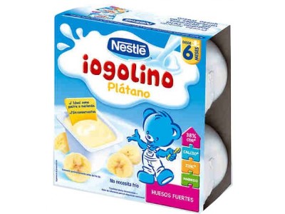 Nestlé Yogurt Iogolino Plátano 4x100g